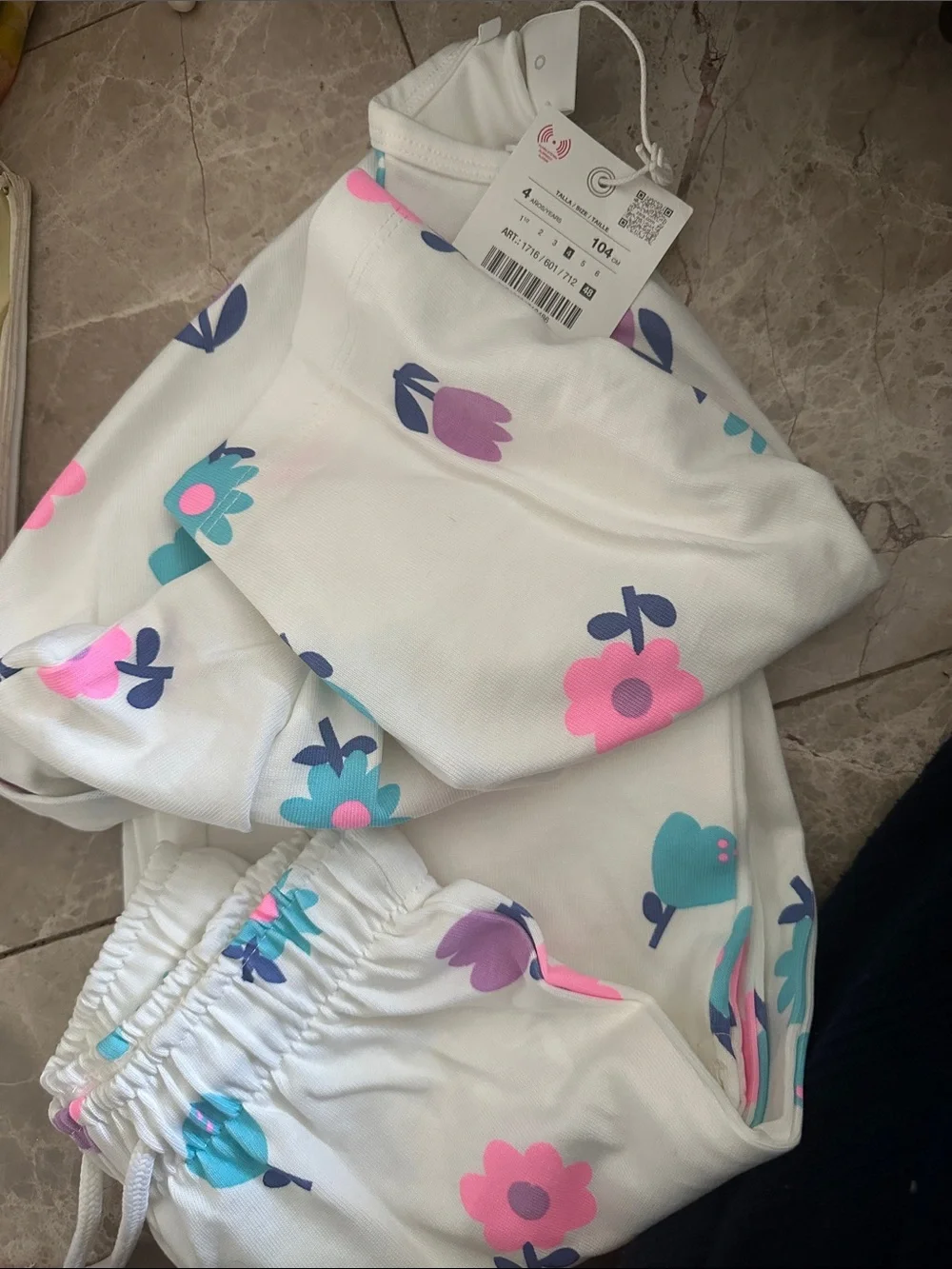 ZARA PRINTED T-SHIRT AND JOGGING TROUSERS SET